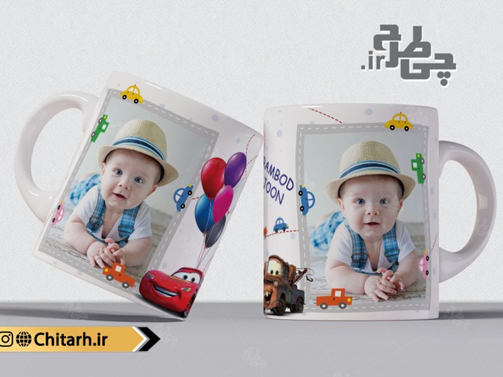 طرح ماگ کودک